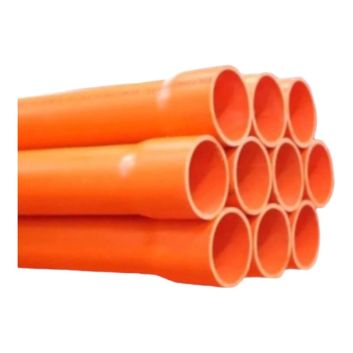 [A0400000065] TUBO AGUAS SERVIDAS 50mm X 3Mts (NARANJA)