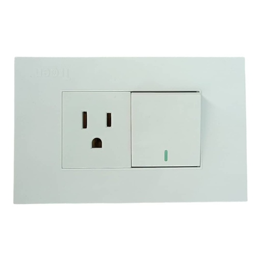 [J0600000139] TOMA/APAGADOR BLANCO