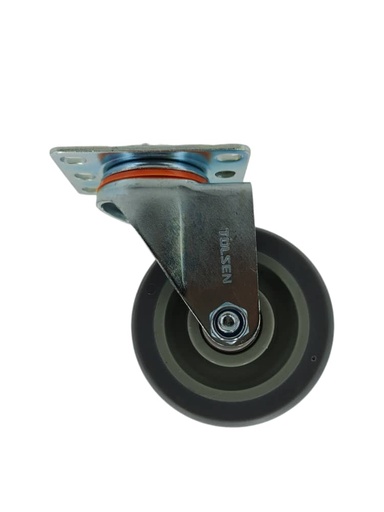 [E1100000017] RUEDA GIRATORIA 4" 100mm C/SOPORTE