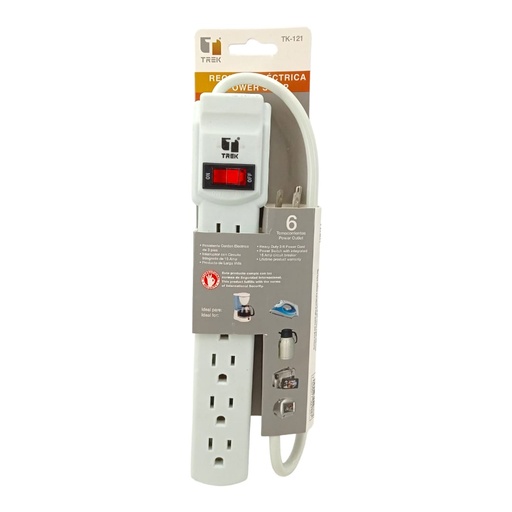 [J0500000286] REGLETA 6 TOMAS BLANCA