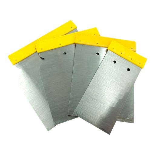 [F0300000322] JUEGO DE ESPATULAS FLEX METAL 4Pzas
