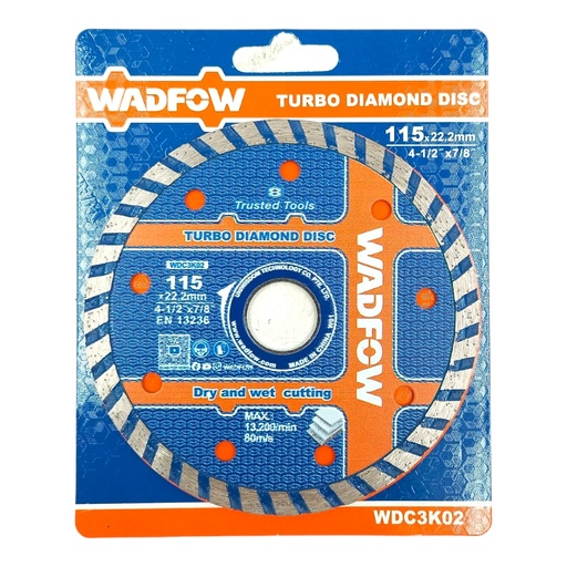 [F0100000514] DISCO DIAMANTE 4-1/2" TURBO