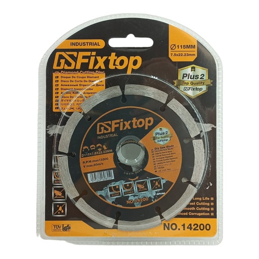 [F0100000524] DISCO DIAMANTE 4-1/2" SEGMENTADO