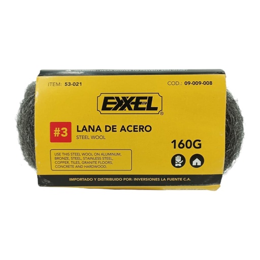 [F0300000341] LANA DE ACERO #3 160g