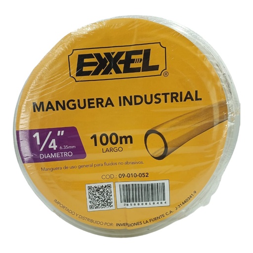[A0300000592] MANGUERA CRISTAL 1/4" x 100Mts