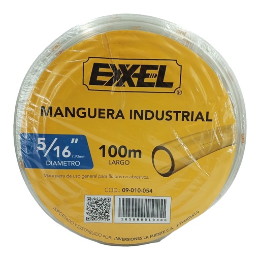 [A0300000593] MANGUERA CRISTAL 5/16" x 100Mts
