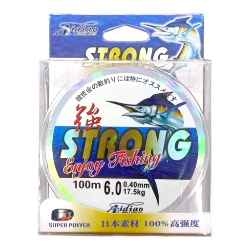 [E0300000136] NYLON TRANSPARENTE 0,40mm x 100Mts