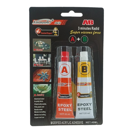 [L0100000165] PEGA EPOXICA ACERO PLASTICO 20ml