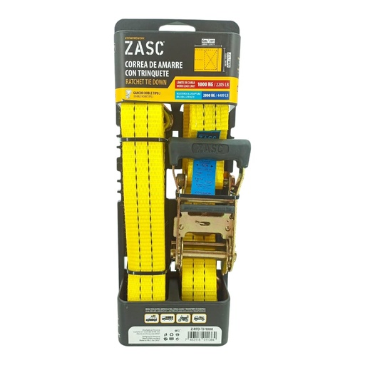 [F0300000343] CINTA DE AMARRE 1Pza 1.5" x 6M 1000Kg