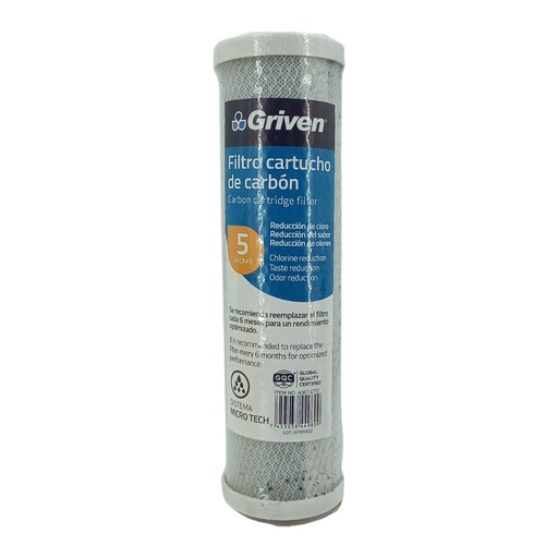 [A1000000008] CARTUCHO PARA FILTRO DE CARBON MALLA