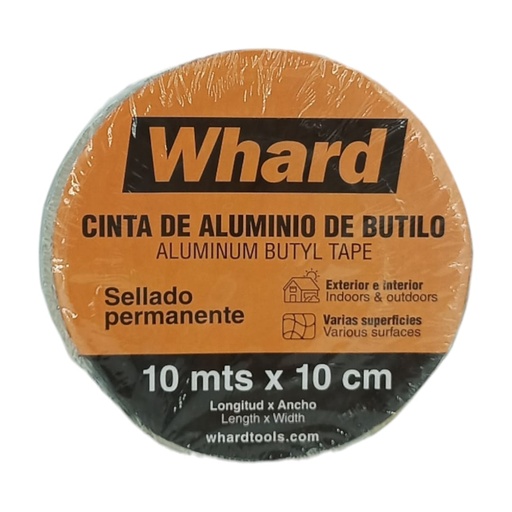 [L0100000166] CINTA DE BUTILO 10cm X 10Mts IMP