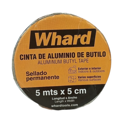[L0100000168] CINTA DE BUTILO 5cm X 5Mts IMP