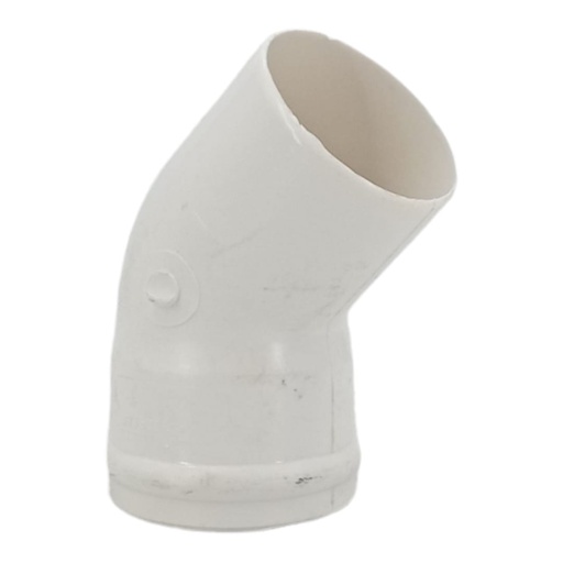 [A0400000074] CODO A.S 3" x 45 BLANCO