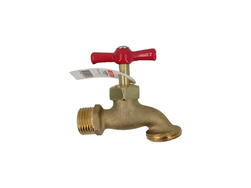[A0500000035] LLAVE DE JARDIN 1/2" X 3/4" BRONCE
