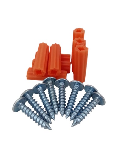 [E0600000209] RAMPLUG NARANJA C/TORNILLO 3/8" x 16Pzs IMP