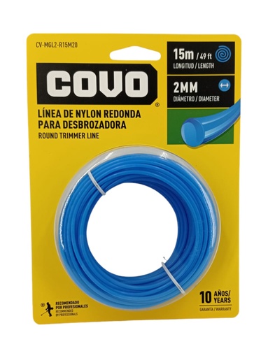 [E0300000137] NYLON PARA DESMALEZAR 2,00mm x 15Mts