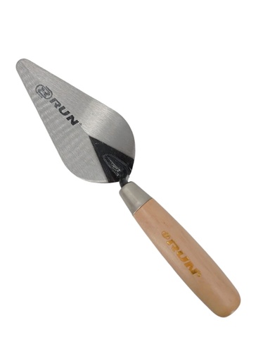 [F0300000409] CUCHARA ALBAÑIL REDONDA M/MADERA 6"