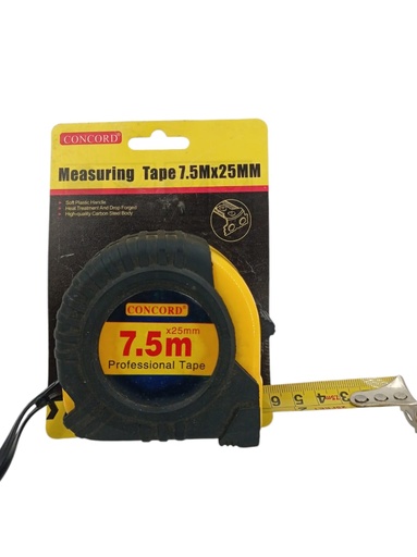 [F0300000410] CINTA METRICA 7.5Mts x 25MM