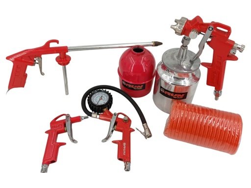 [F0300000418] KIT DE PISTOLAS DE PINTAR AIRE 5Pzs