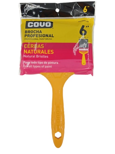 [F0300000445] BROCHA 6" CERDA NEGRA