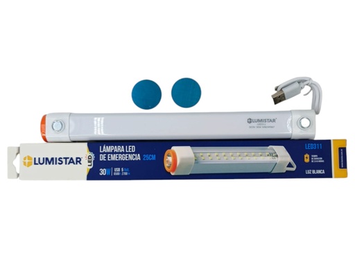 [J0500000332] LAMPARA LED DE EMERGENCIA 25cm 30W
