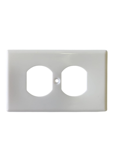 [J0600000161] TAPA P/TOMA DOBLE 270 BLANCO