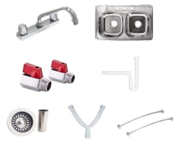 [C0100000039] KIT DE FREGADERO HOME-103 10 Pzs