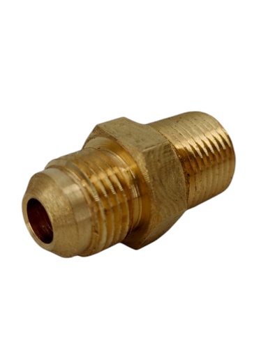 [B0400000035] CONECTOR MACHO BRONCE 3/8" SAE X 3/8" MNPT