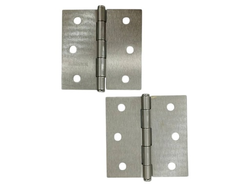 [E0800000125] BISAGRA PARA MADERA 3" x 3" PLATA PAR