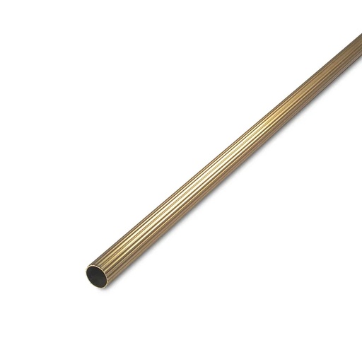 [E0800000126] TUBO CORTINERO DORADO 1/2" x 3Mts