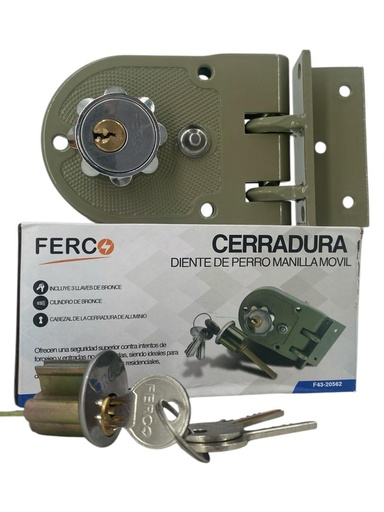[E0500000115] CERRADURA DIENTE DE PERRO