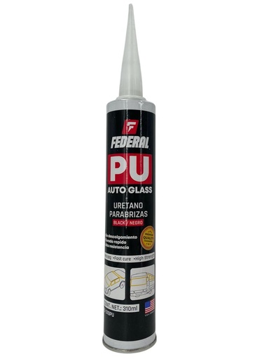 [L0100000206] POLIURETANO NEGRO 310ml P/VIDRIO DE CARRO