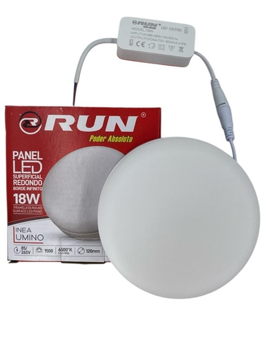 [J0400000145] LAMPARA LED 18W REDONDA SUPERFICIAL B/INFINITO