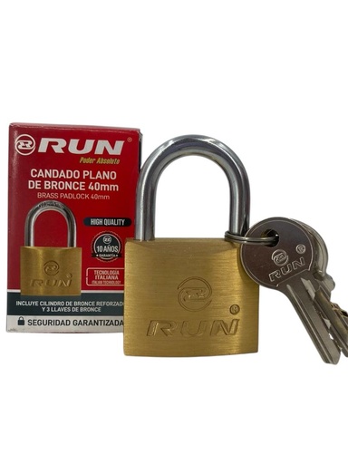 [E0500000119] CANDADO LATON 40mm