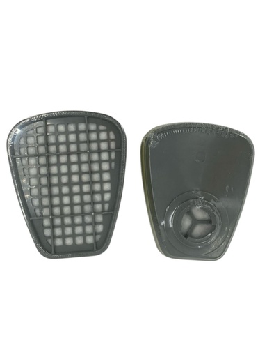 [F0100000679] FILTRO DE CARTUCHO DE GASES Y VAPORES TOXICOS PARA MASCARA DE GAS (PAR) AMARILLO