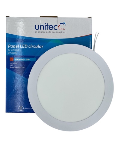 [J0400000149] LAMPARA 18W LED EMPOTRAR REDONDA BLANCO