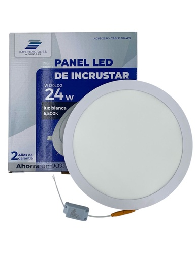 [J0400000150] LAMPARA 24W LED EMPOTRAR REDONDA BLANCO