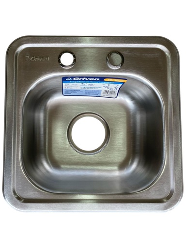 [C0100000043] FREGADERO A/I SENCI. 15" X 1