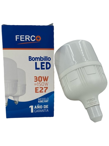 [J0400000152] BOMBILLO AHORRADOR KING LED 30W