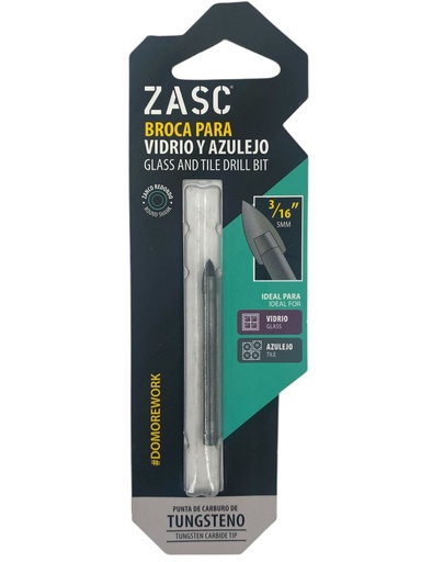 [F0100000692] MECHA P/VIDRIO Y CERAMICA PUNTA DE CARBURO 3/16''
