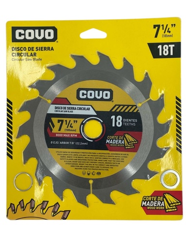 [F0100000697] DISCO DE SIERRA 7-1/4" x 18T