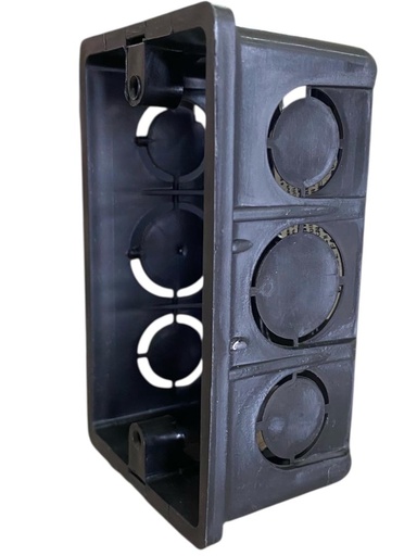 [J0600000175] CAJETIN PVC 4 x 2 NEGRO